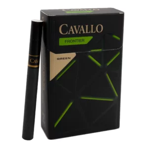 บุหรี่นอก Cavallo เขียว Frontier Green